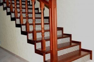 Как правильно отделать бетонные лестницы деревом