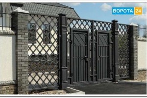 Выбираем распашные ворота для частного дома в Житомире вместе с Ворота 24