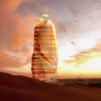 Французские архитекторы планируют построить энергонезависимый город-небоскреб в пустыне Сахара
