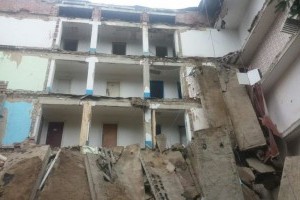 На Житомирщине обрушилось здание общежития (фото)