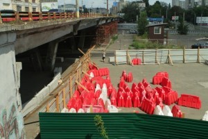 Реконструкция Шулявского моста: сносят МАФы и торговые ряды 