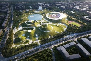 В Китае построят стадион внутри холма (фото)