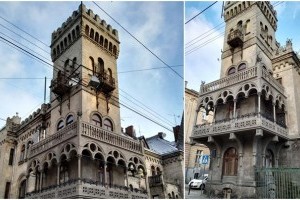 У Львові відреставрували унікальний балкон "замку" на Чупринки (фото)