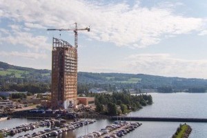 В Норвегии построили полностью деревянную высотку - 85 метров (фото)