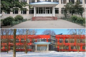 Кольоровий фасад і зручні класи: на Дніпропетровщині реставрують школу (фото)