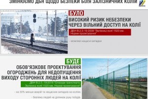 Залізничні колії стануть безпечнішими для українців
