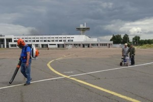 В аэропорту Черкасс начали подготовку к сертификации (фото)