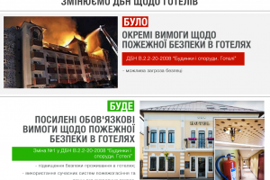 В Україні значно підвищені вимоги до пожежної безпеки у готелях