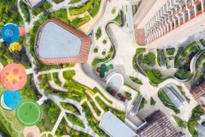 В Китае создали парк отдыха прямо на крыше ТЦ (ФОТО)