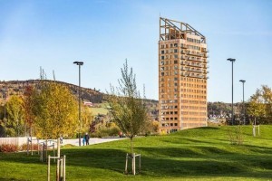 В Норвегии построили уникальный деревянный небоскреб (ФОТО)