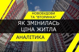 Ціна житла: як змінювався цінник на квадратні метри в Україні протягом року