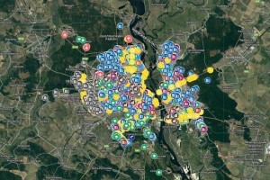 Актуальна мапа укриттів Києва