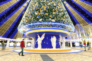 Якою може бути новорічна ялинка в Києві цього року: представлено ескіз (ФОТО)