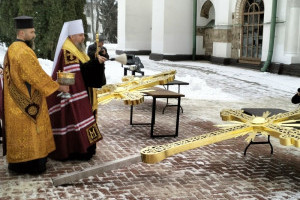 Куполи Святої Софії Київської незабаром увінчають відновлені хрести (ФОТО)