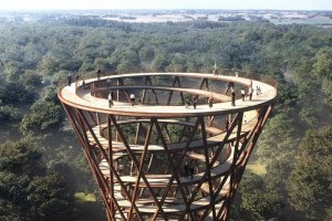 В Дании построят спиралевидный небоскреб из дерева (фото)