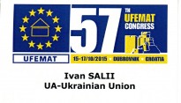Украина на ежегодном европейском конгрессе UFEMAT, 15-17.10.2015 