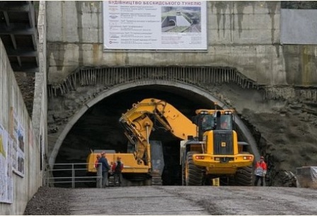 Завершение строительства Бескидского тоннеля запланировано на 2017 год