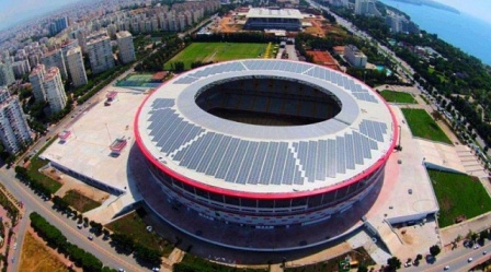 Первый стадион в Турции работающий на солнечной энергии