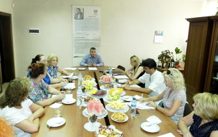Бизнес-завтраке с представителями ведущих СМИ,  который был организован Стройпалатой в честь Дня строителя. 