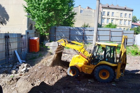 Строительство дома в городе Сокаль Львовской области остановили