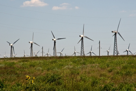 В Украине в текущем году перестали строить ветроэлектростанции 