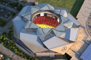 Просто шедевр: в США открыли Mercedes-Benz Stadium (фото)