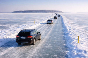 В Естонії запрацювало 17-кілометрове шосе по льоду Балтійського моря
