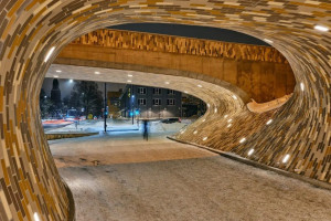 У Естонії виклали дерев’яною «плиткою» перехід для пішоходів і велосипедистів (ФОТО)