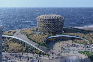 Місце, де зливаються архітектура та ландшафт: у Бельгії відкрили унікальний готель-казино на пляжі (ФОТО)