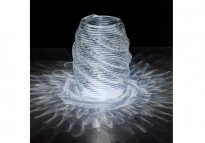 Печать расплавленным стеклом и дизайнерские лампы от Нери Осман (Фото и видео)