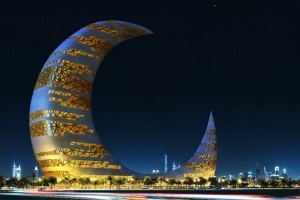 «Лунная башня»: «космический» проект небоскреба-полумесяца в Дубае (фото)
