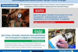 В Україні створять публічну базу даних лічильників