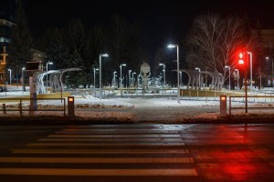 У Вінниці встановили "дублери" світлофорів для "смартфонових зомбі" (ФОТО)