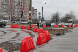На Троєщині почалась реконструкція розв'язки на вулиці Каштановій