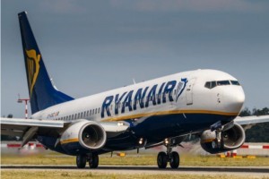 В одесский аэропорт зашел лоукостер Ryanair