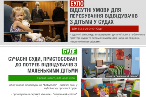 В українських судах хочуть облаштувати дитячі кімнати для відвідувачів з малюками