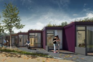 В Англии построят уютные домики из транспортных контейнеров