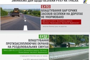 На українських дорогах почнуть з’являтися протизасліплювальні екрани