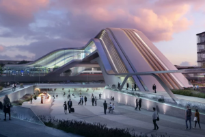 Как огромный космический корабль: в Zaha Hadid Architects разработали проект ж/д терминала для Таллина (ФОТО)