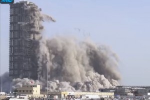 В Эмиратах взорвали сразу 4 небоскреба. Взрыв попал в Книгу рекордов Гиннесса (ВИДЕО)
