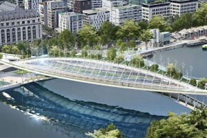 В Париже построят мост-сад, где будут выращивать овощи и фрукты для ближайших ресторанов и соседних домов (ФОТО)