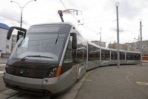 В столице начал работать еще один львовский трамвай "Электрон"