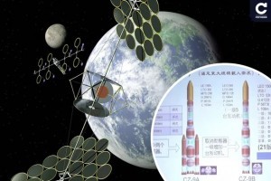 Китай планирует строительство солнечной электростанции в космосе