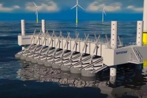 Электричество из морских волн. Новая электростанция в Дании