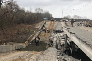 На Чернігівщині відновили 19 із понад 25 мостів, зруйнованих під час війни