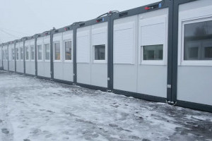 Можна розмістити 176 людей: у Горенці відкрили модульне містечко для тимчасового проживання переселенців (ФОТО)