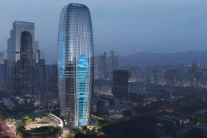 Студія Zaha Hadid представила проєкт 210-метрового хмарочоса в китайському діловому районі міста Сіань (ВІЗУАЛІЗАЦІЇ)