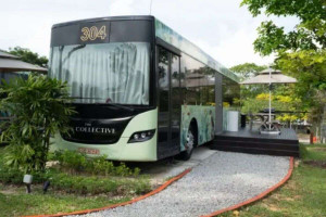 У Сінгапурі готують до відкриття люксовий курортний готель, побудований зі списаних автобусів (ФОТО)