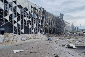 Ворог зруйнував новий термінал аеропорту Запоріжжя (ФОТО)