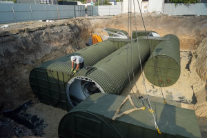 У Бородянці встановили перше модульне підземне укриття (ФОТО)